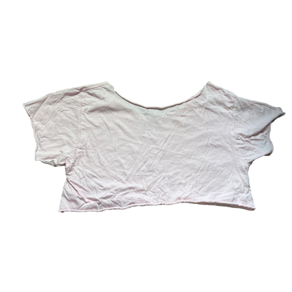 Zumiez Melodie Hilarious Pink Cropped T-Shirt - Picture 3 of 3